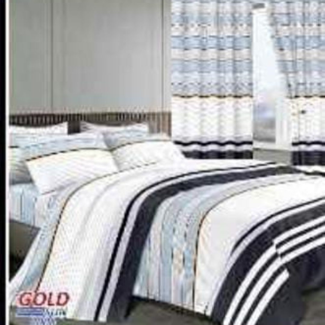 7pcs Curtain Duvet Set(11)